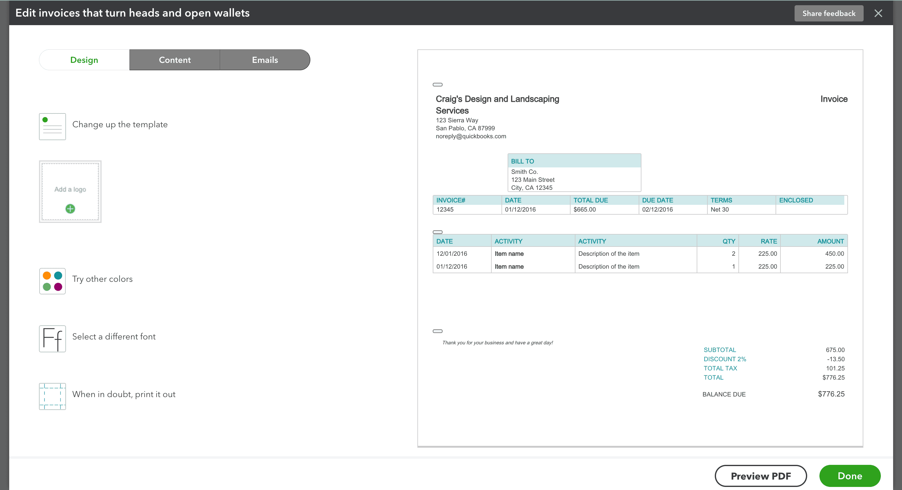 qbo invoicing 2024