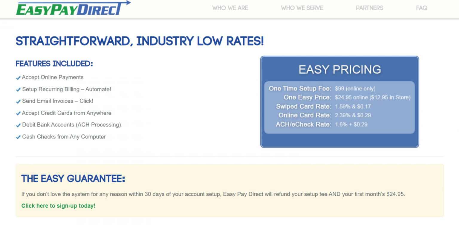 Easy Pay Direct Review HighRisk Processing & Gateway