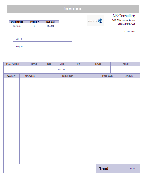 professional quickbooks invoice templates