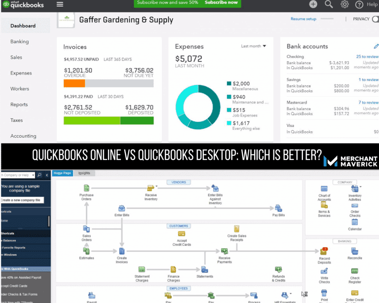 QuickBooks Online VS Desktop Comparison 2022