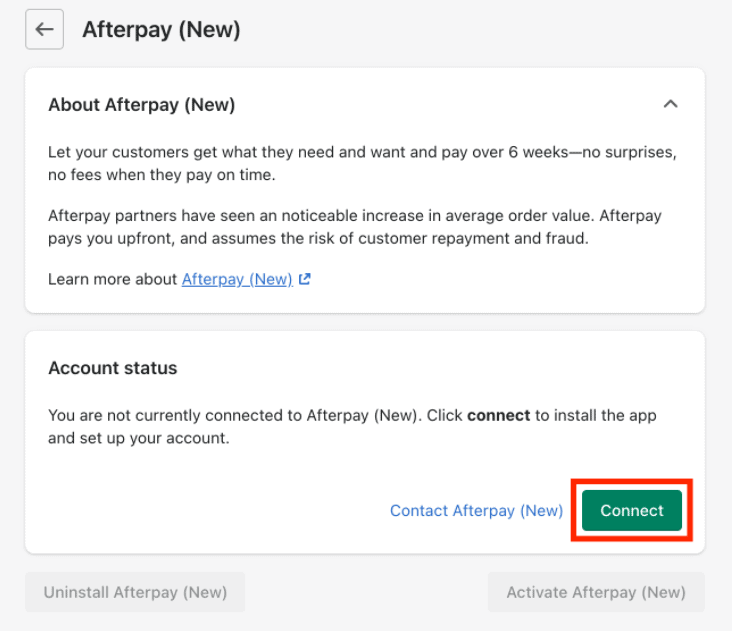 Afterpay Support Small 2021